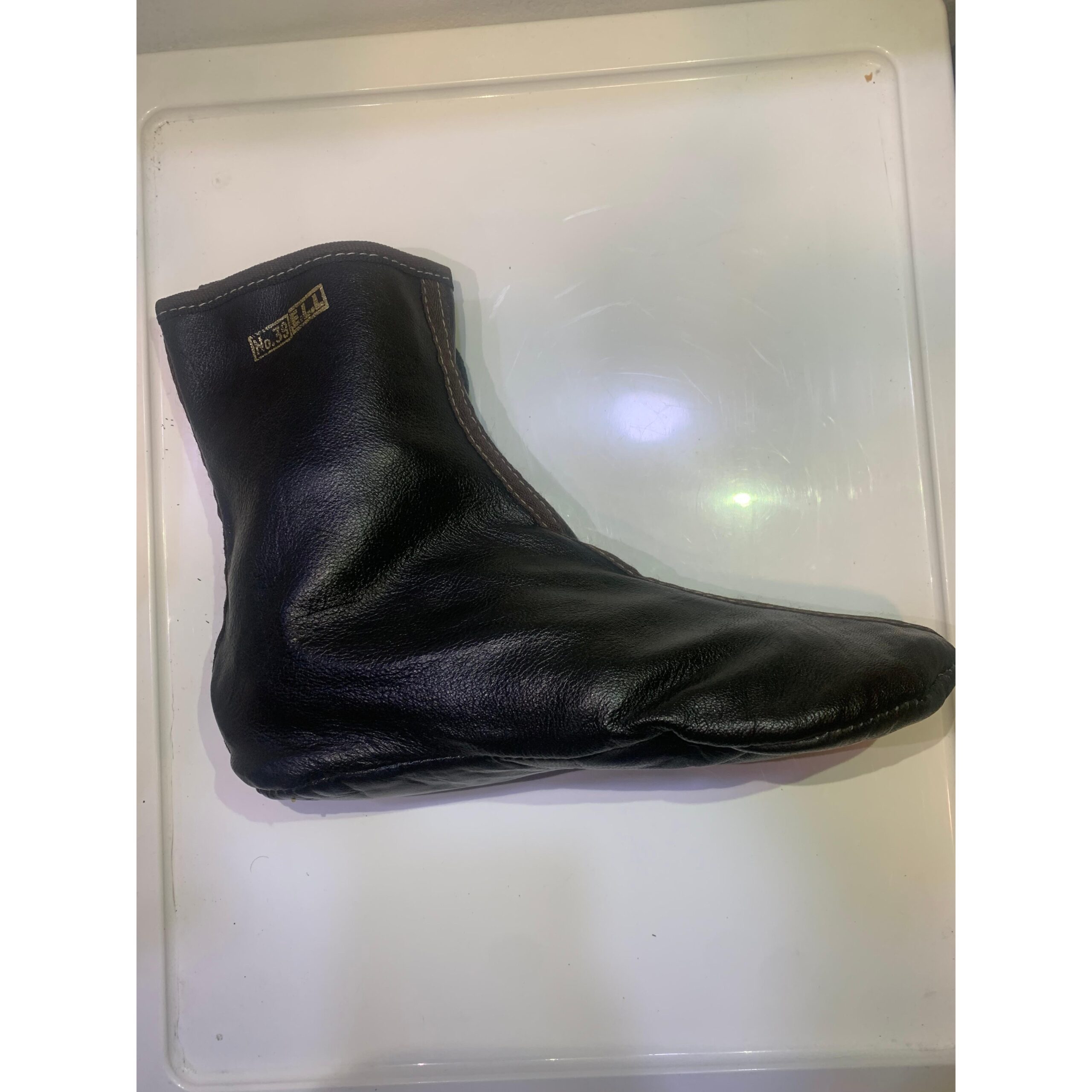 Natural leather socks: size 39-40 - Image 5